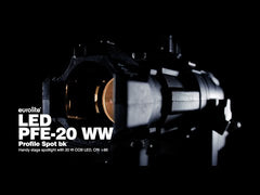EUROLITE LED PFE-20 WW Spot profilé noir