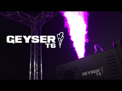 Chauvet DJ Geyser T6 Machine à fumée verticale RGB Disco DJ inc. Télécommande