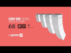 LD Systems CURV 500 I SUB Caisson de Basse d'Installation 10" 200 W Noir
