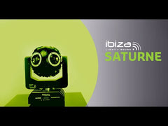 Ibiza Light Saturne DMX Moving Head drehbare Discokugel Lichteffekt Strobe DJ