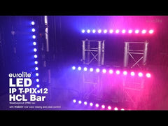 Eurolite LED IP T-PIX 12 Hex Outdoor Lighting Bar Wall Washer Uplighter IP65 RGBWAUV