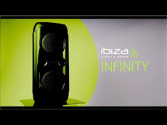 Ibiza INFINITY Aktive tragbare Soundbox 600 W 2 x 10" PA-Lautsprecher