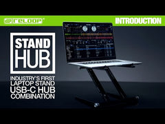 Reloop Stand Hub Support avancé pour ordinateur portable Contrôleur DJ avec hub USB-C
