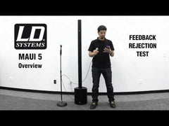 LD Systems Maui 5 Système de sonorisation colonne ultra portable avec mixeur et Bluetooth *B-Stock