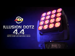 ADJ Illusion Dotz 4.4 LED Moving Head Panel Wash 16 x 30W RGB COB Lighting