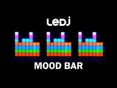 2x LEDJ Mood Bar Classic Retro LED Colour Changing Light Box DJ Effect Panel 1.6