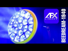 AFX BEEDREAM-1940RGB Tête mobile à zoom pour lavage des yeux d'abeille avec effet d'anneau 19X 40W RGBW LED Inc Flight Case