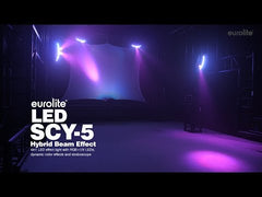 Effet de faisceau hybride Eurolite Led Scy-5