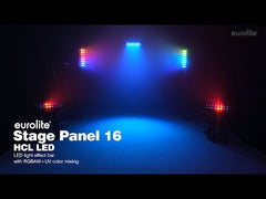 Eurolite Stage Panel 16 LED Flood Wash 16 x 12W HEX LED inc Remote