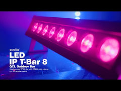 Eurolite LED IP T-Bar 8 QCL Bar RGBW Barre d'éclairage LED IP65 extérieure