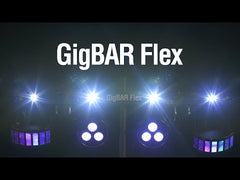 2x Chauvet GIGBAR Flex 3 in 1 DJ Effect Lighting System Derby Par Strobe Disco