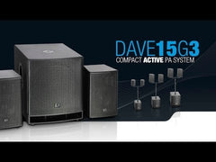 LD Systems DAVE 15 G3 Kompaktes 15" aktives PA-System